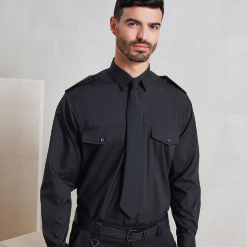 Long sleeve pilot shirt