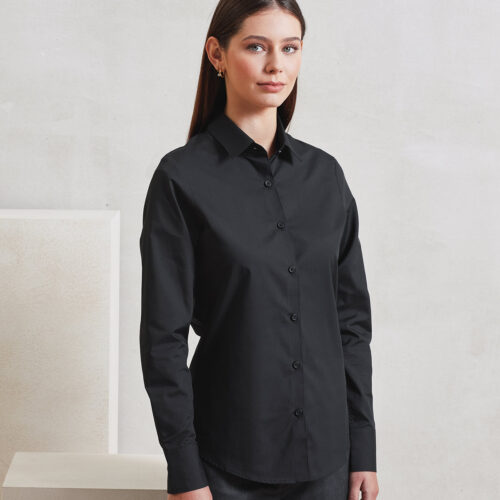 Women’s long sleeve ‘Recyclight’ poplin shirt
