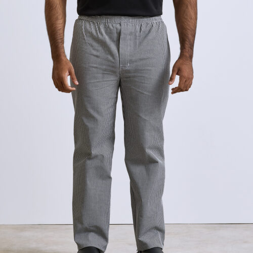 Pull-on chef’s trousers