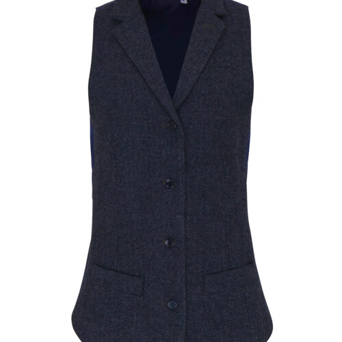 Women's herringbone waistcoat