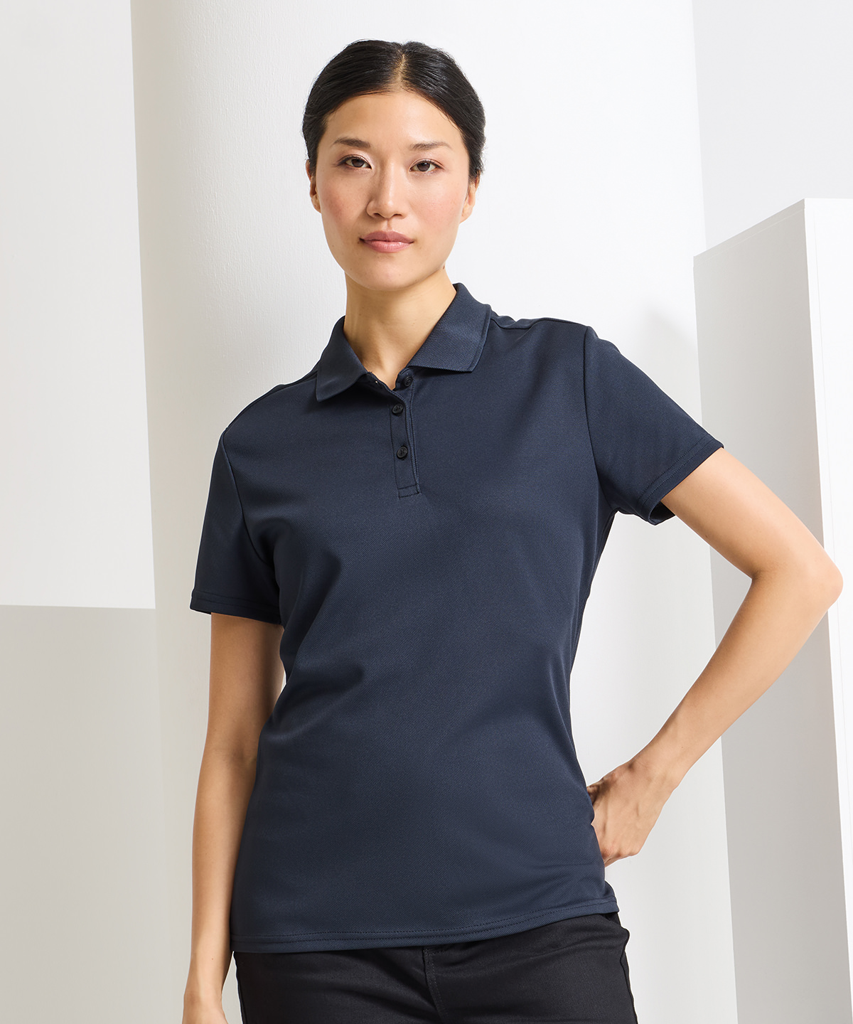 Women’s Spun Dyed Recycled Polo Shirt