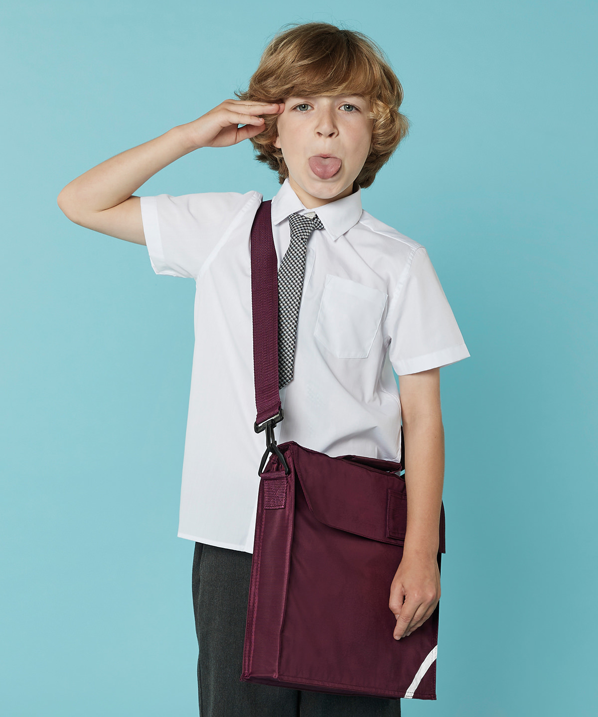 Junior book bag with strap