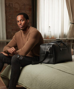 Tailored luxe PU wash bag
