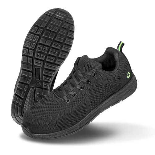 Recycled safety trainers