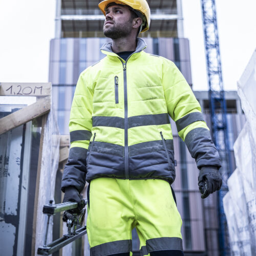 Hi-vis two-tone thermal jacket