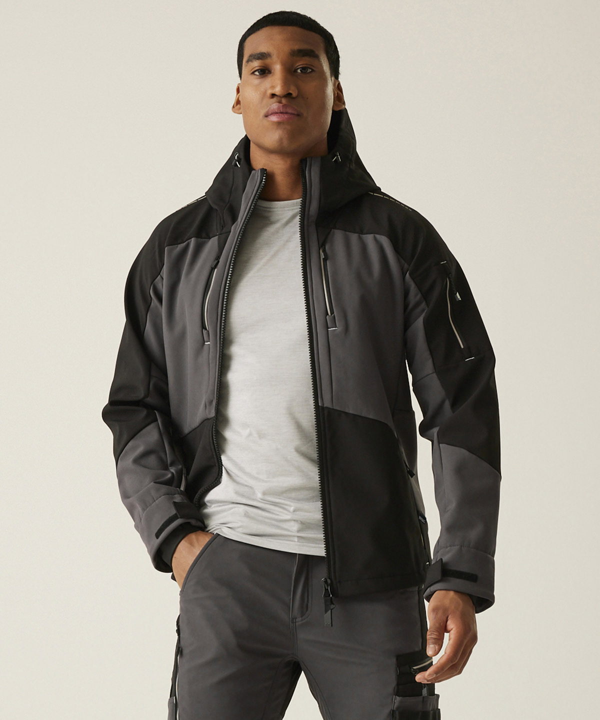 4-Tex stretch 3-layer softshell jacket