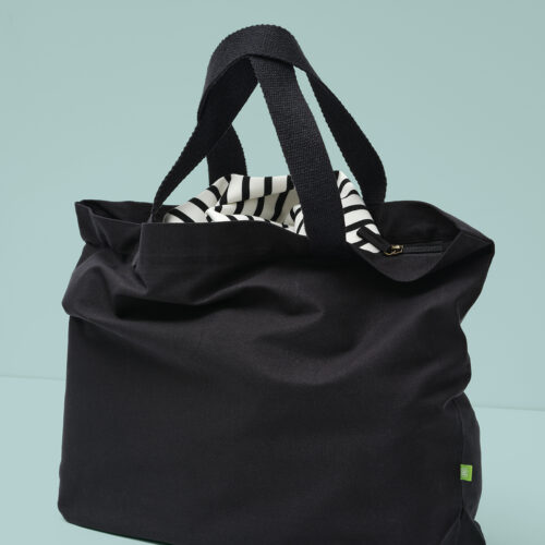 Elba organic canvas premium zip tote