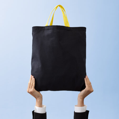 Varsity cotton shopper short handle