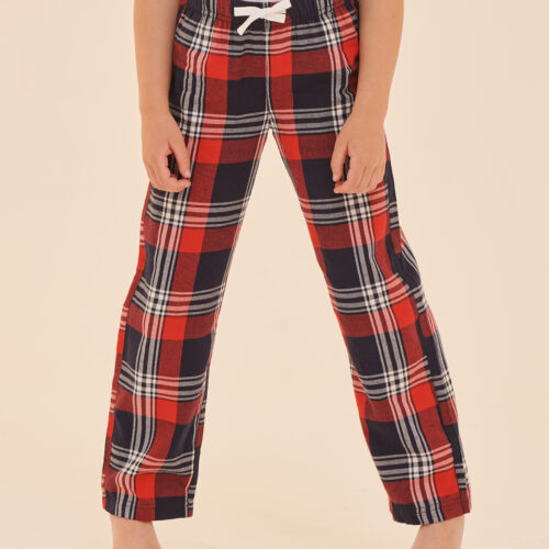 Kids tartan lounge pants