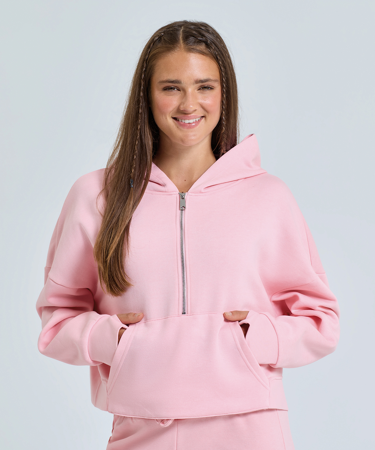 Women's TriDri® 1/2 zip hoodie