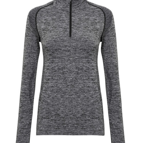Women's TriDri® seamless '3D fit' multi-sport performance zip top