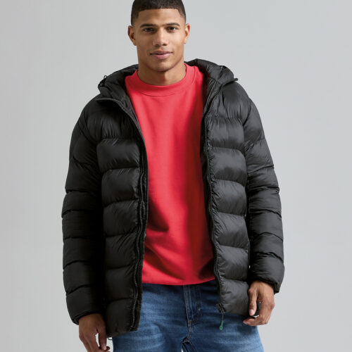  Solitude recycled hooded jacket