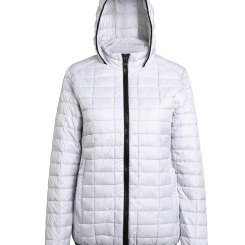 Women's honeycomb hooded jacket