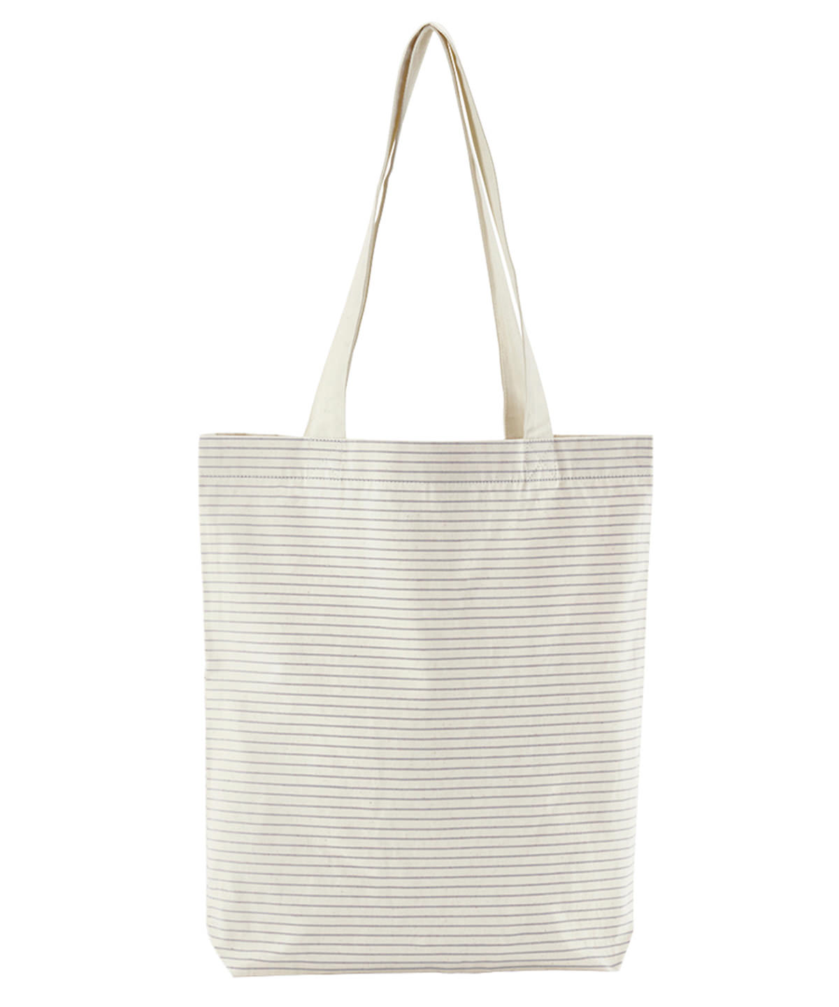 Striped organic cotton tote