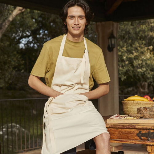 Fairtrade cotton adult craft apron
