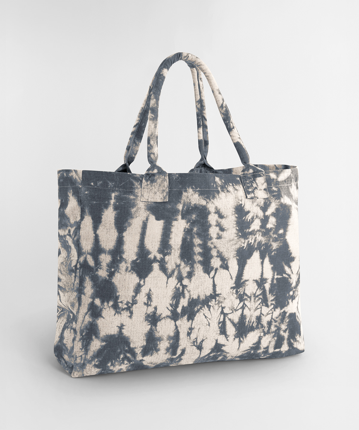 Tie-dye canvas tote bag